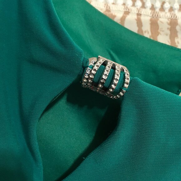 Scarlett Emerald Green Sheath Dress - Picture 9 of 9